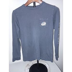 VINEYARD VINES: Vintage 98’ Ski Race Pocket Long-Sleeve T-Shirt - Unisex Adult M